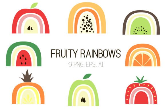 Bringing Color to Life with the Boho Fruity Rainbows Set