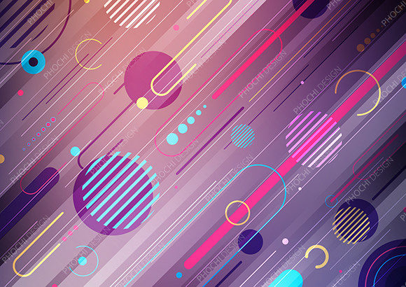 Elevating Brand Identity with Abstract Geometric Elements Pattern