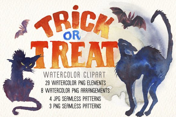Elevating Seasonal Designs with Premium Halloween Watercolor Clipart Collections