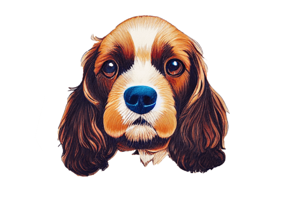 Evaluating Cocker Spaniel Drawing and Cartoon Sticker Assets for Creative Projects
