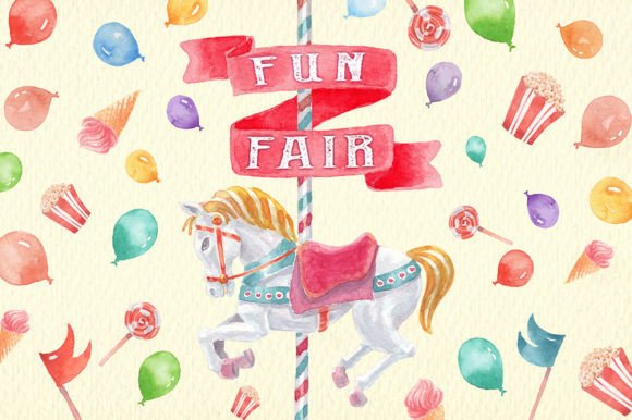 Evaluating Fun Fair Circus Watercolor Clipart for Creative Projects