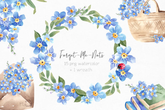 Forget Me Not Flowers Clipart: A Designer's Guide