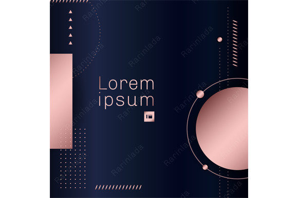 Geometric Shapes Pattern Elements Design