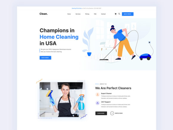 Redefining Professional Standards: The Strategic Impact of a Modern Cleaning Service Web Template