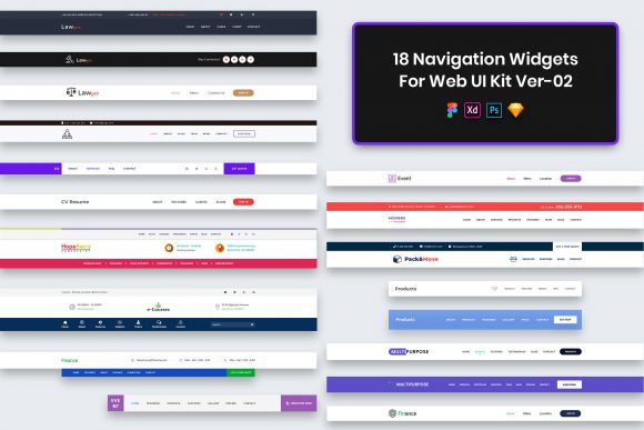 Streamline Your Web Design with 18 Navigation Widgets