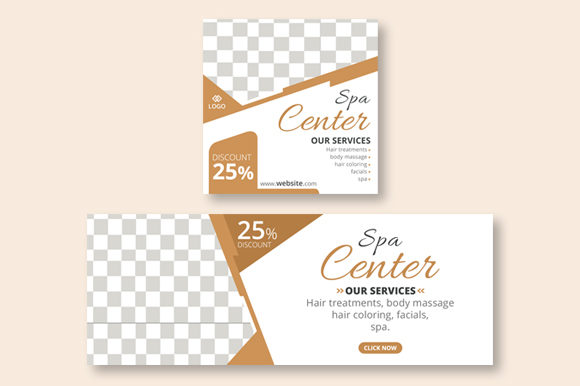 Streamlining Your Spa's Digital Presence with the Spa Web Social Media Banner Pack