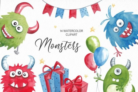 Unlocking Creative Potential: The Ultimate Guide to Using Watercolor Monster Clipart in Modern Design